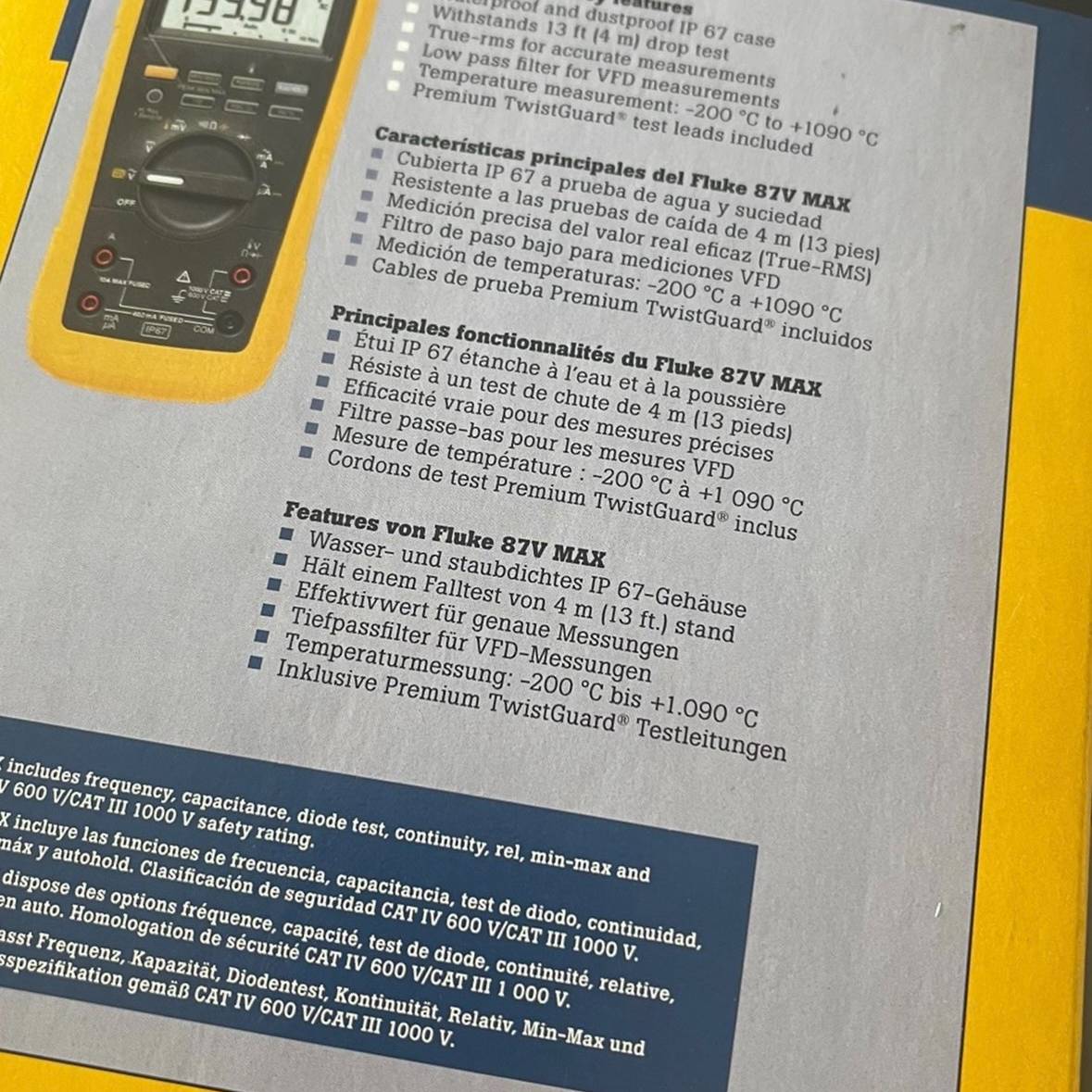 议价fluke 87V 87v max 东西几乎,无任何功能