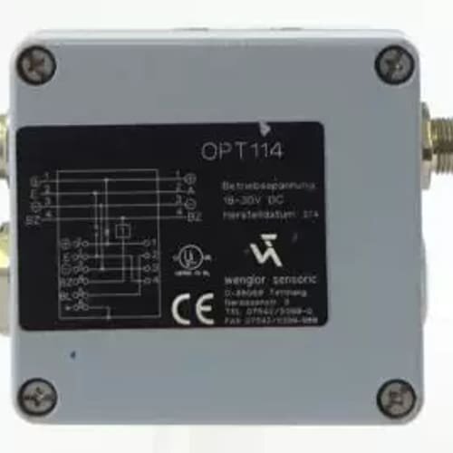 议价WENGLOR SENSORIC OPT114 Vestrker Amplifier 18...30VDC LA