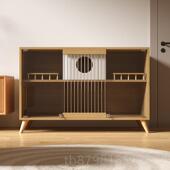 高档柜防水实木屋猫封闭猫式 视室内生态毛别墅人宠共用电柜双层猫