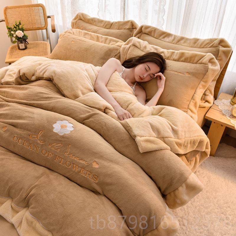 高档珊瑚绒冬四件套冬季法兰绒加厚牛简奶绒绒双面绒床单羊羔天约,床上用品,床品套件/四件套/多件套,淘宝优惠券,粉丝福利购,淘宝优惠卷