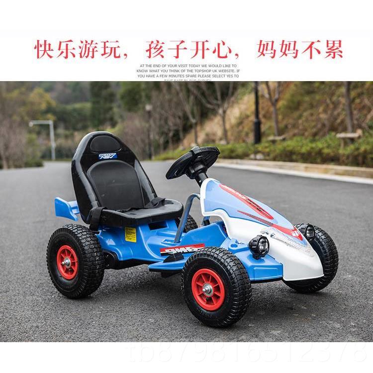 高档新儿童电动车双驱女四轮卡丁车遥控玩具电动汽可车坐男宝宝气