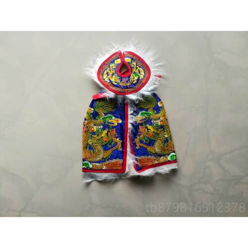高档带领神围龙袍刺绣工艺佛像篷披风斗佛衣神衣服神衣服高像档袍