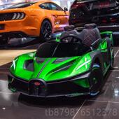 高档超大双座儿童动电车四玩具汽车可坐宝宝遥控网红男孩人跑车轮