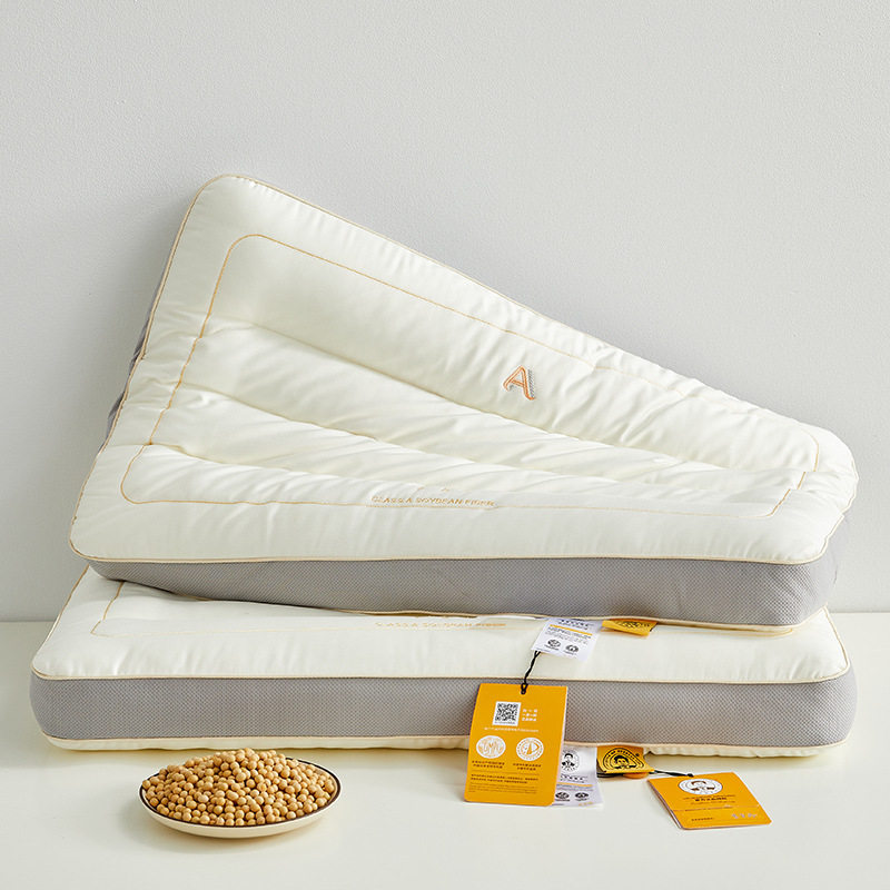 2024新款天丝棉李官奇大豆舒颈枕 枕头枕芯单只一对装家用,模玩/动漫/周边/娃圈三坑/桌游,文化/体育周边,淘宝优惠券,粉丝福利购,淘宝优惠卷