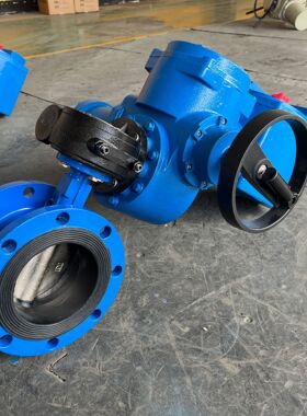 矿用隔爆型一体式电动蝶阀 DN100 PN16 瓦斯管道专用 AC660V