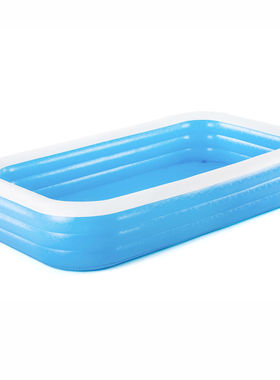 Bestway 54009三环矩形水池 豪华家庭游泳池儿童成人加大充气水池