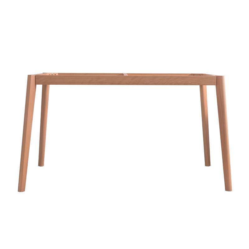 新款全实木加粗支架餐桌桌腿长方形框架木桌脚桌子腿桌架子家具脚