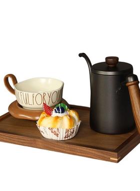 六珈样板房间客厅水吧台橱窗柜玻璃储物罐摩卡壶咖啡豆软装陈列摆