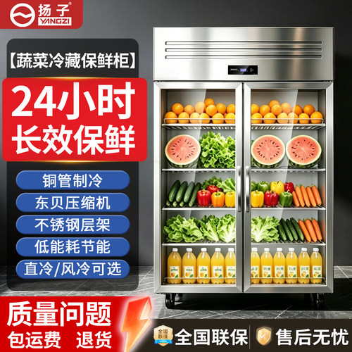 扬子商用立式蔬菜水果冷藏展示柜