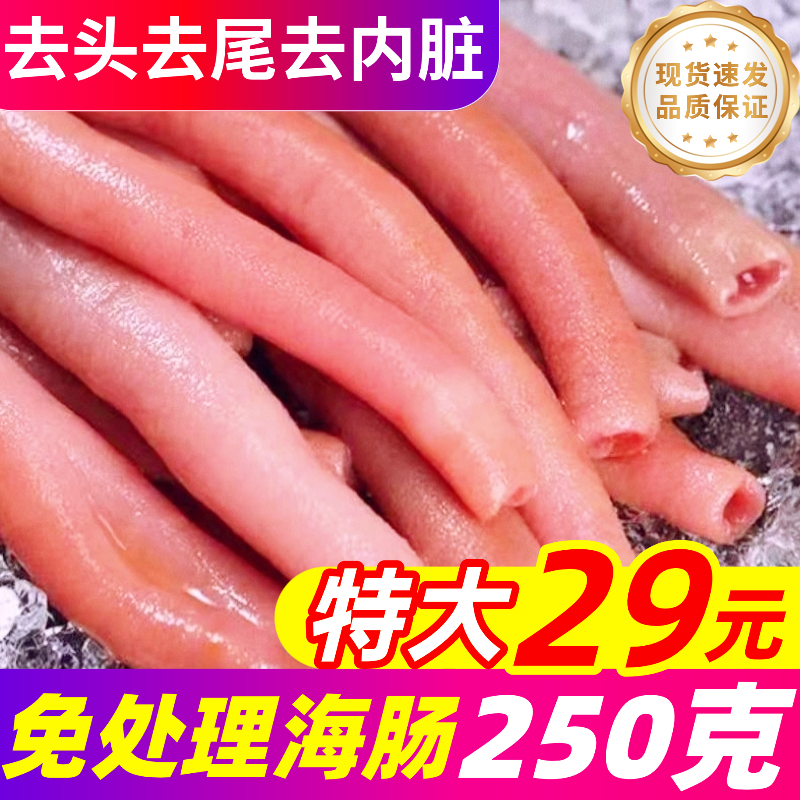 新鲜海肠鲜活海肠子大连烟台海肠皮捞饭沙虫葱油商用冷冻海鲜水产