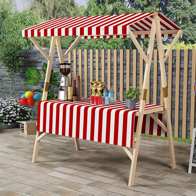 集市移动摆摊架定制户外摊位棚架展示架商场促销花车夜市摊位架子