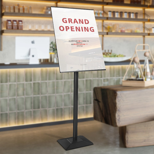 朵彤广告牌展示牌展架立式落地式海报展示架水牌KT板支架窄边立牌