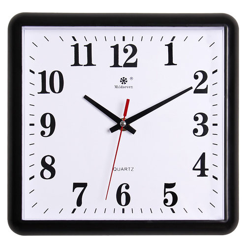 钟表挂钟客厅时尚简约时钟长方形家用个性石英钟挂表挂墙上