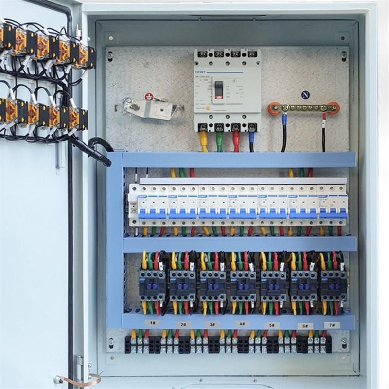 厂促水泵控制箱风机污水处理电控成套养殖配电箱定制软启变频控品