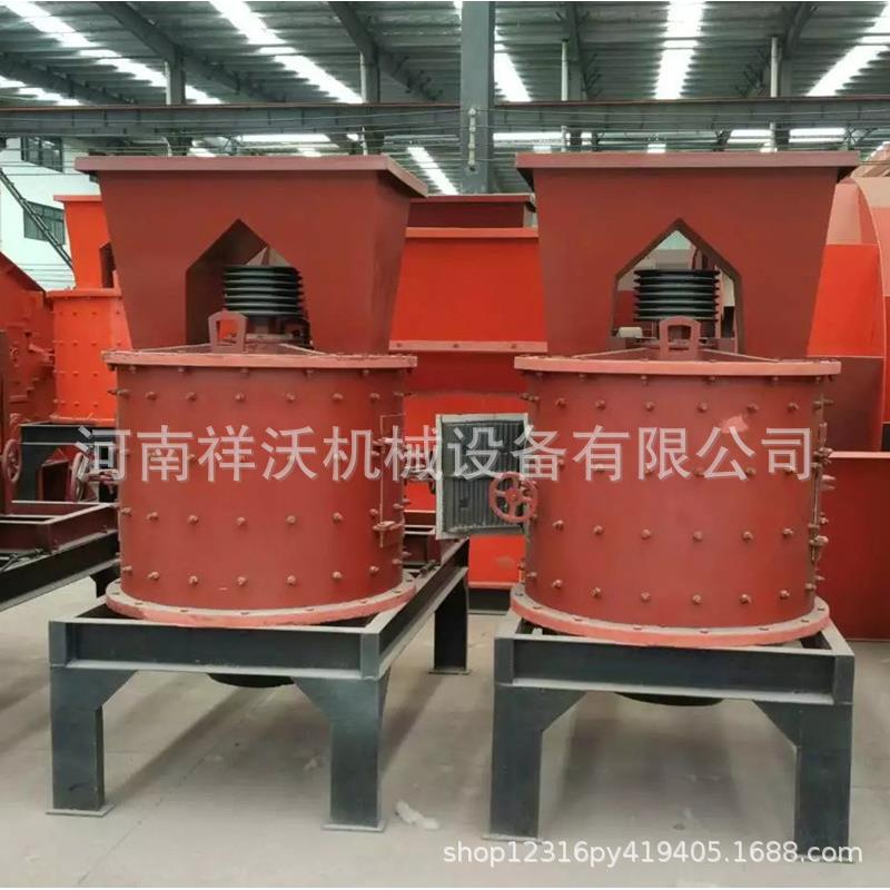 现货供应小型立式制砂机复合式石灰石制砂机鹅卵石破碎制砂设备