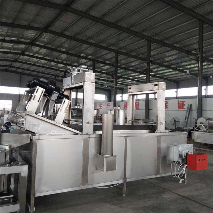 江米条电加热油炸锅鱼豆腐全自动油炸机麻辣鱼油炸成套设备