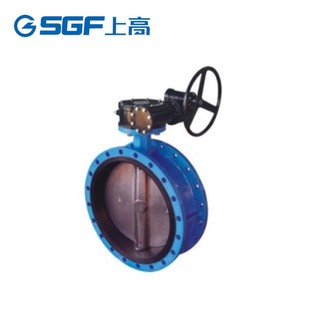 大口径 球墨铸铁双向软密封中线蝶阀 手动涡轮法兰蝶阀D341X 16Q