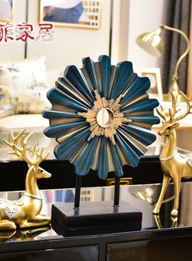 轻奢摆件家居饰品现代客厅玄关电视柜酒柜装饰品高档乔迁新居礼品