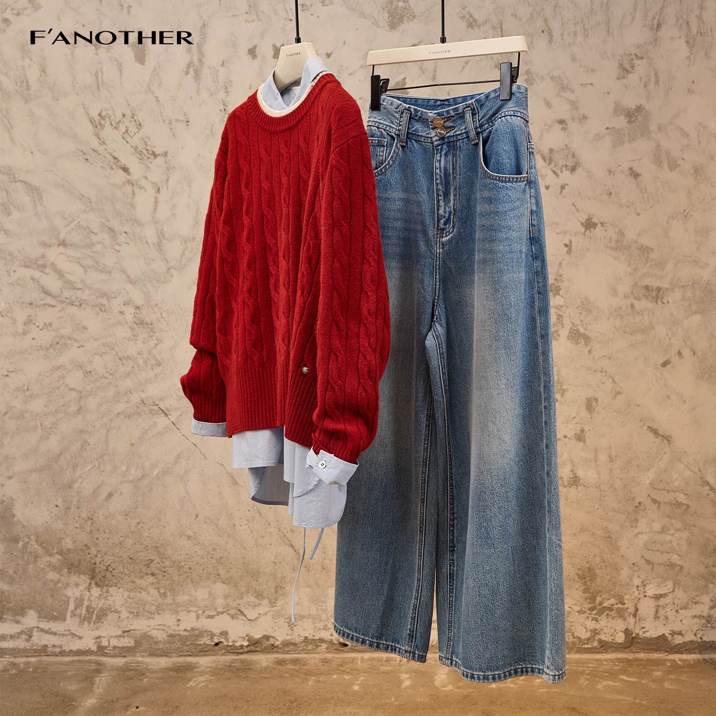 名邦女装100%绵羊毛柔软亲肤撞色假两件设计感圆领套头毛衫上衣,女装/女士精品,毛针织衫,淘宝优惠券,粉丝福利购,淘宝优惠卷