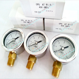 日本ASK充油压力表 40x6MPa 径向40mm OPG