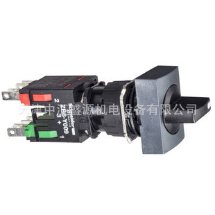 XB6DD选择开关XB6DD235B选择开关16mm塑料方形3位NO NC选择开关
