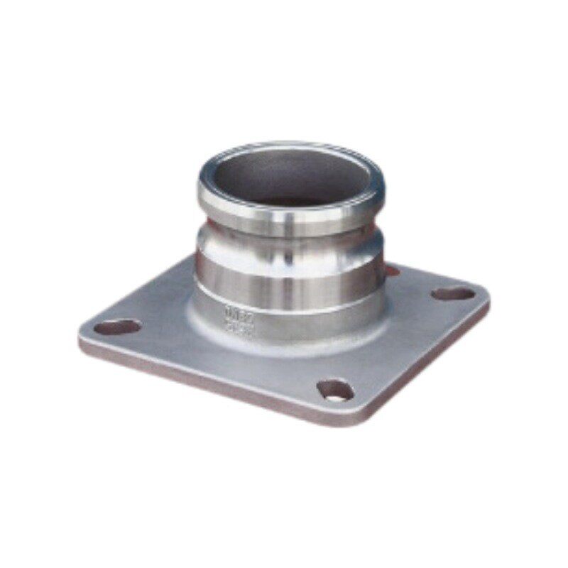 不锈钢304F型带法兰快速接头 阳端F型法兰快速接头法兰式快装接头