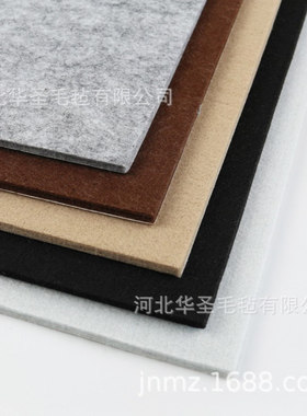 BSCI认证灰色毛毡布1mm-5mm背景装饰ktv隔音装饰毛毡布 背胶毛毡