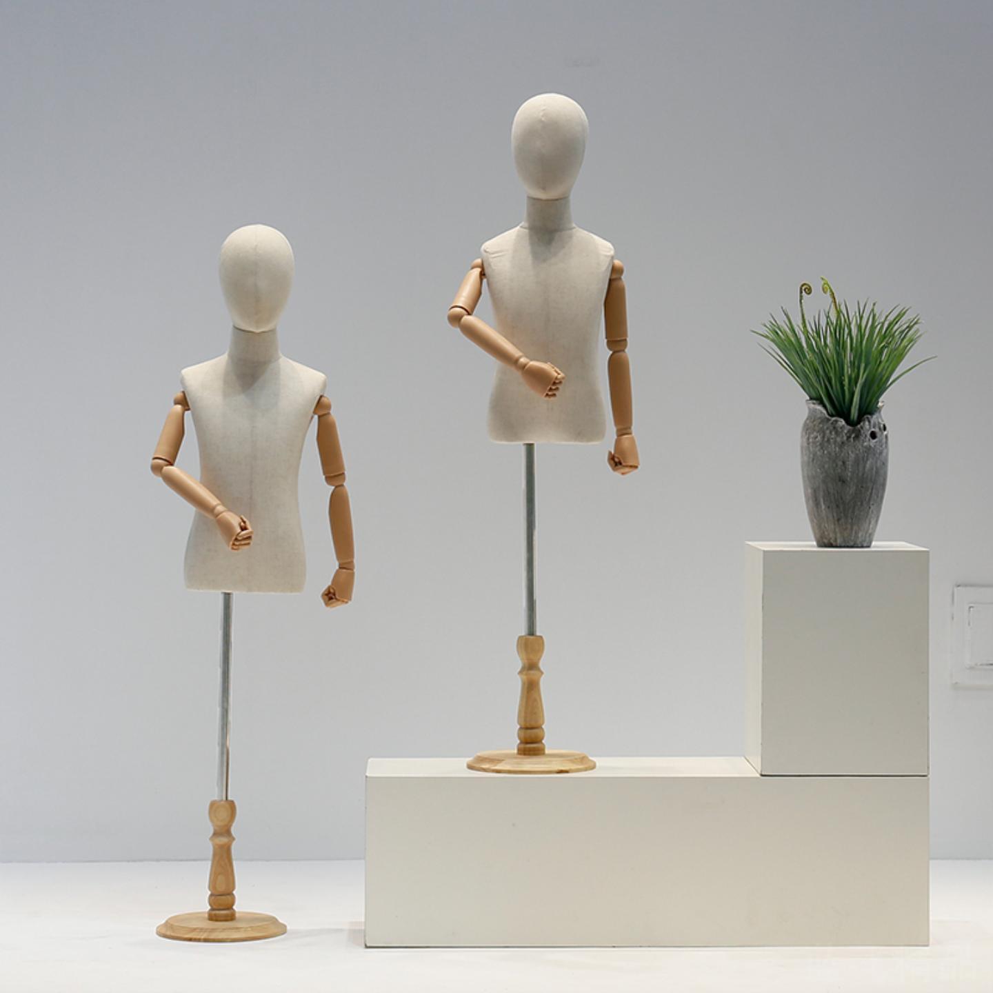 儿童服装展示架半身模特架