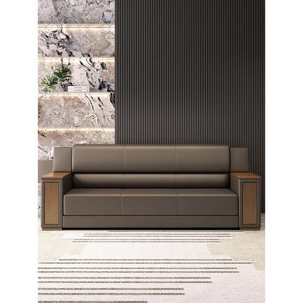 办公沙发商务简易三座4S店客厅Vip接待处办公沙发咖啡桌组合