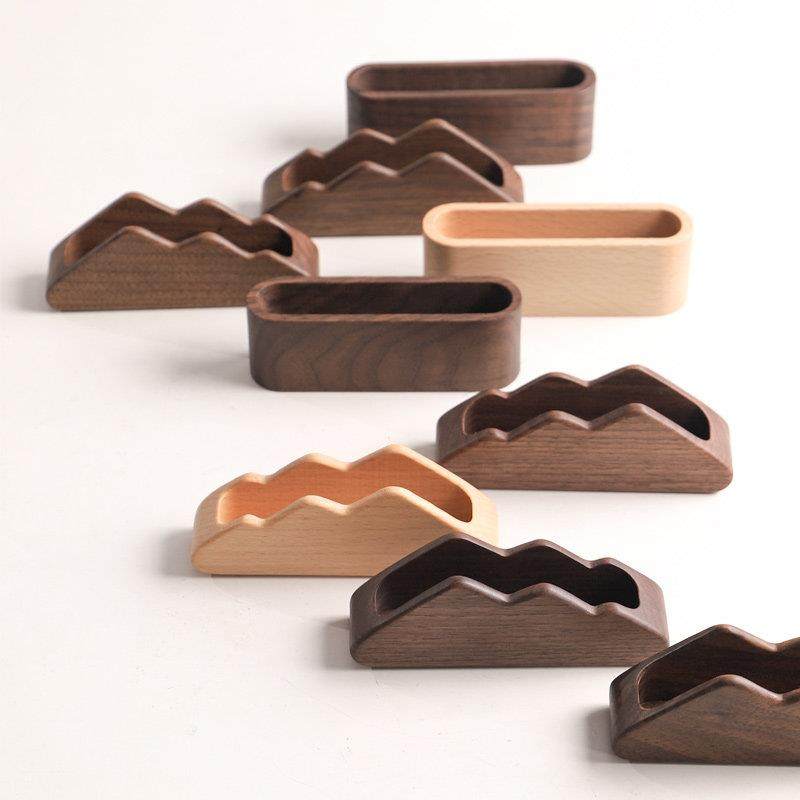 实木名片盒黑胡桃木高档商务名片收纳盒木质创意简约大容量展会台,文具电教/文化用品/商务用品,名片盒,淘宝优惠券,粉丝福利购,淘宝优惠卷