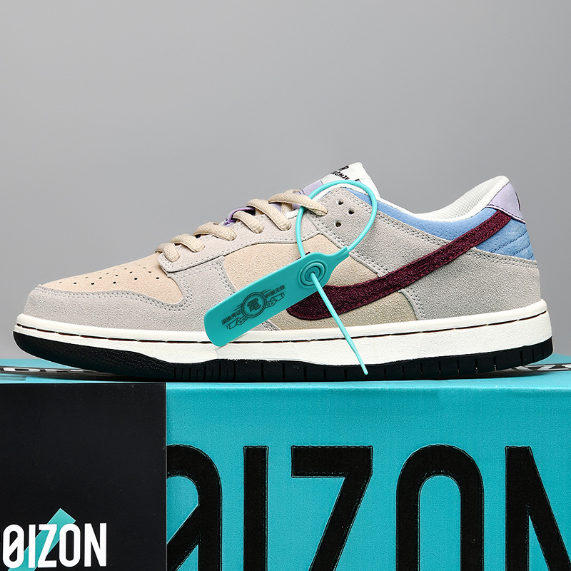 aj男鞋dunk黑白熊猫低帮青苹果板鞋aj1low中大童海盐蓝运动休闲鞋