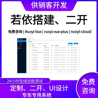 极力解决若依问题、二开、定制