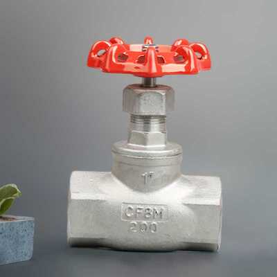 截止阀304不锈钢J11WB型丝扣管道节流阀304不锈钢截止阀暖气阀门