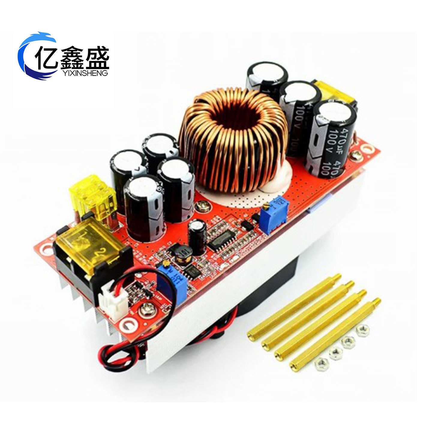 1500W DC-DC升压恒压恒流可调电源模块12-60V升12-90V