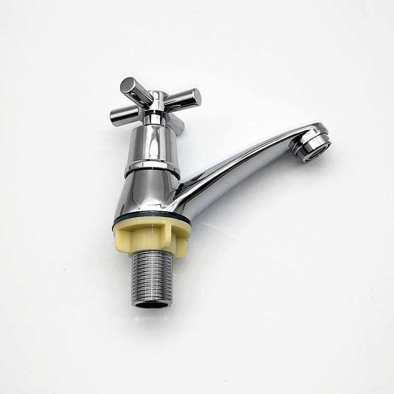 98单水面盆水龙头96小台式洗脸盆单冷龙头铜芯十字柄小台式水龙头,家装主材,普通冲水阀,淘宝优惠券,粉丝福利购,淘宝优惠卷