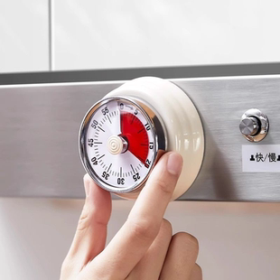 厨房计时器机械提醒器时间管理闹钟小学生自律神器定时器家用钟倒