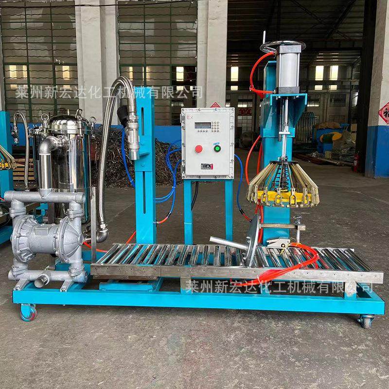 厂家供应油漆涂料灌装机过滤压盖灌装一体机乳胶漆灌装设备