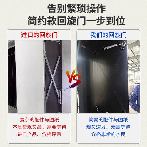 隐藏衣柜回旋门轨道口袋门橱柜门侧装倒插入式伸缩滑导轨五金配件