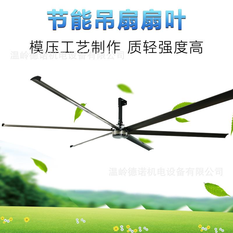 工厂永磁直驱工业大风扇车间降温大型工业吊扇无刷电机