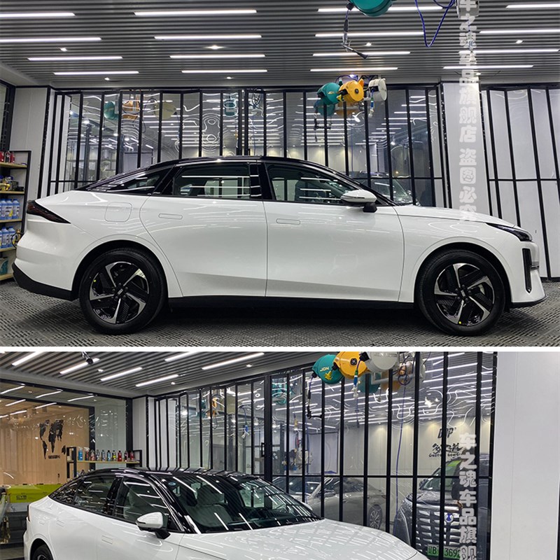 适用银河L6L7L8车顶改色膜悬浮车顶钢琴黑膜汽车改色膜漆面保护膜