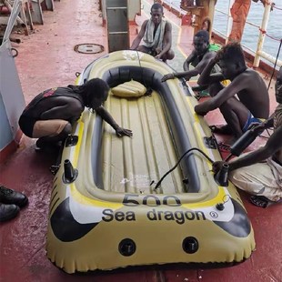 充气船橡皮艇加厚钓鱼船皮划艇双人汽艇捕鱼气垫船折叠下网船抗洪