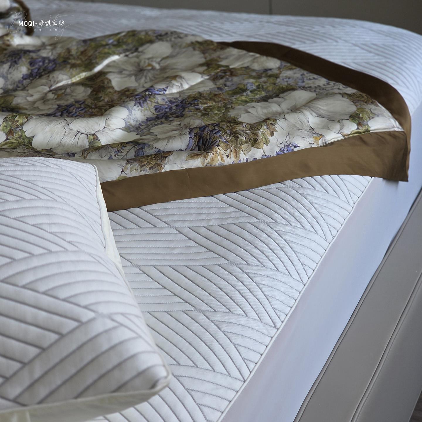 2025新款韩国冰丝凉席三件套床笠款可机洗夏季凉感软席子床单加厚