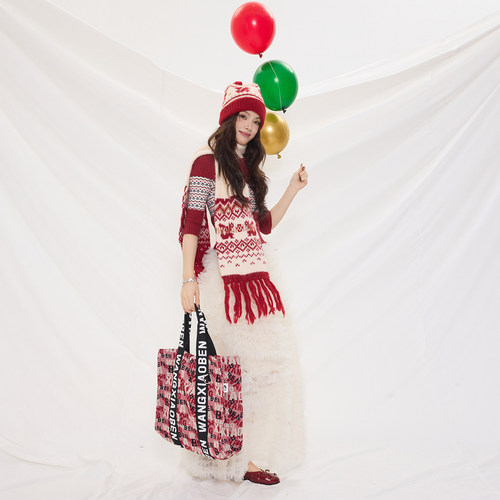 WANGXIAOBEN圣诞小迷糊女包