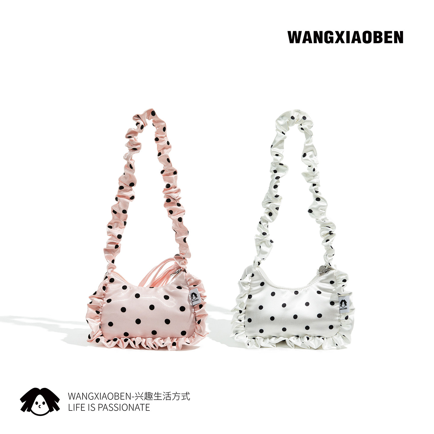 WANGXIAOBEN新款落樱点点女包图片