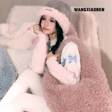 WANGXIAOBEN原创秋冬新款小迷糊绵绵星语腋下包女单肩包CD2008917