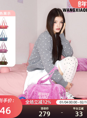 WANGXIAOBEN新款纯棉时尚潮流单肩斜挎包暖抱抱枕头包CC2007711