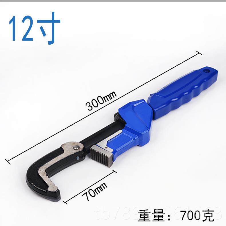 高档大工开子口快速管钳 家用卫浴钳水管多功能快速管多用管钳 管