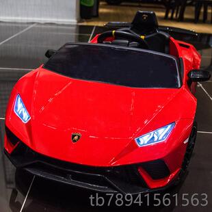 高档兰四博基宝尼儿童电动车轮遥控车0至6岁男女宝小孩玩具汽车可