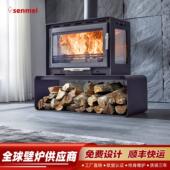 senmei森美真火壁炉燃木柴火欧式 家用室内别墅取暖柴火炉L1