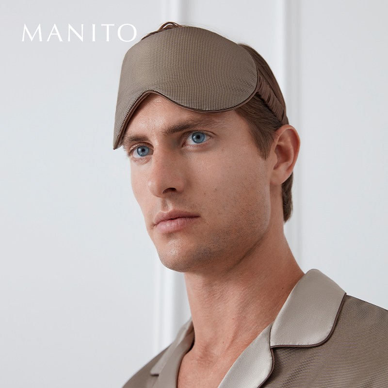 MANITO/曼尼陀Winsor蚕丝眼罩睡眠遮光高级时尚透气